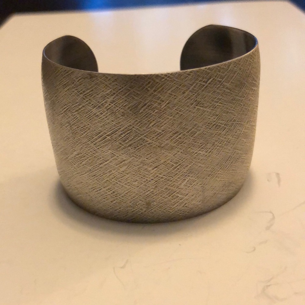 Silver cuff bracelet